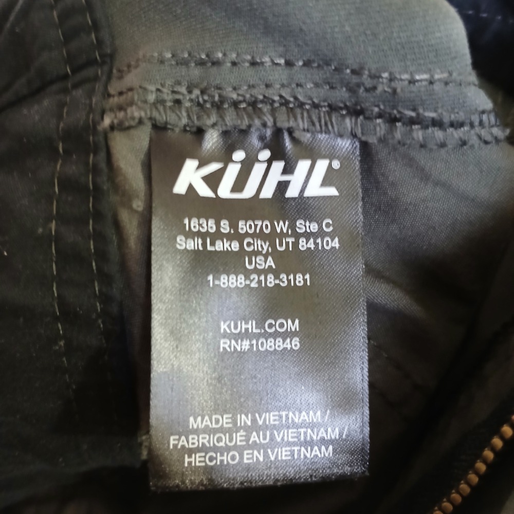 Kuhl Shorts Mens 38 Dark Green Style 5271 Outdoor Hiking Travel Stretch GB1 - Picture 9 of 11
